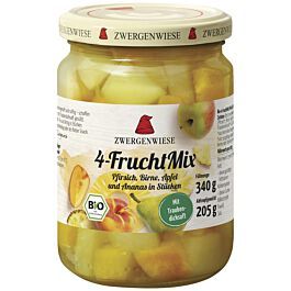 Kompót mix ovocia v hroznovej šťave, 340g