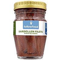 Sardelky v olivovom oleji, Followfood, 80g
