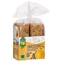 Snäckebrot curry-tekvicové jadrá, 200g