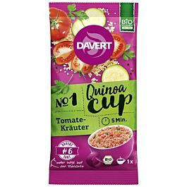 Quinoa cup, rajčiny-bylinky, Davert, 65g