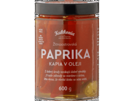 Paprika kápia v oleji, 600g, Kukkonia
