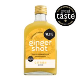 Ginger SHOT – Zázvorová šťava Med + Citrón 100ml