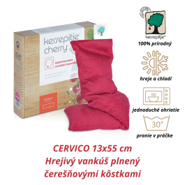 Hrejivý vankúš Čerešne, 13x55cm, Inatura
