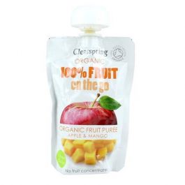 Ovocné pyré ""on the go"", jablko-mango, 120g