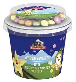 Vanilkový jogurt s lentilkami