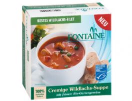 Krémová polievka s lososom, 400ml, Fontaine