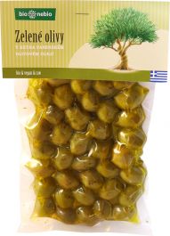 Zelené olivy v panenskom olivovom oleji, 250g