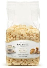 Čokoládové drops, biela čokoláda, Simón Coll, 500g