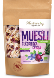 Musli čučoriedka-cvikla, Naturiq, 400g