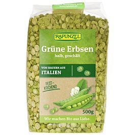 Hrach zelený, polený, 500g